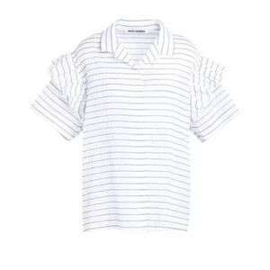 Anais Jourden | Stripped Button-up Top | Sz 38 (oversized) | EUC